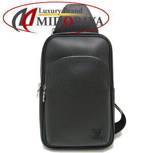 Louis Vuitton Taiga Avenue Sling Bag Body Noir Black